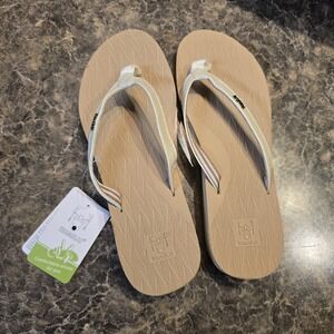 KuaiLu Women's Yoga Foam Flip Flops with Arch Support Thong Sandals‎ Size 8 NWT
